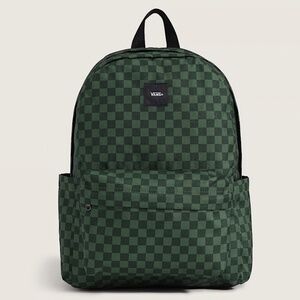 18L Vans Green Checkered Backpack